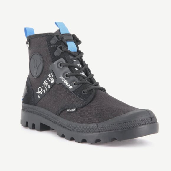 Palladium Pampa Destiny Sneaker Boots Black 78453-008 S54 - Picture 2 of 7